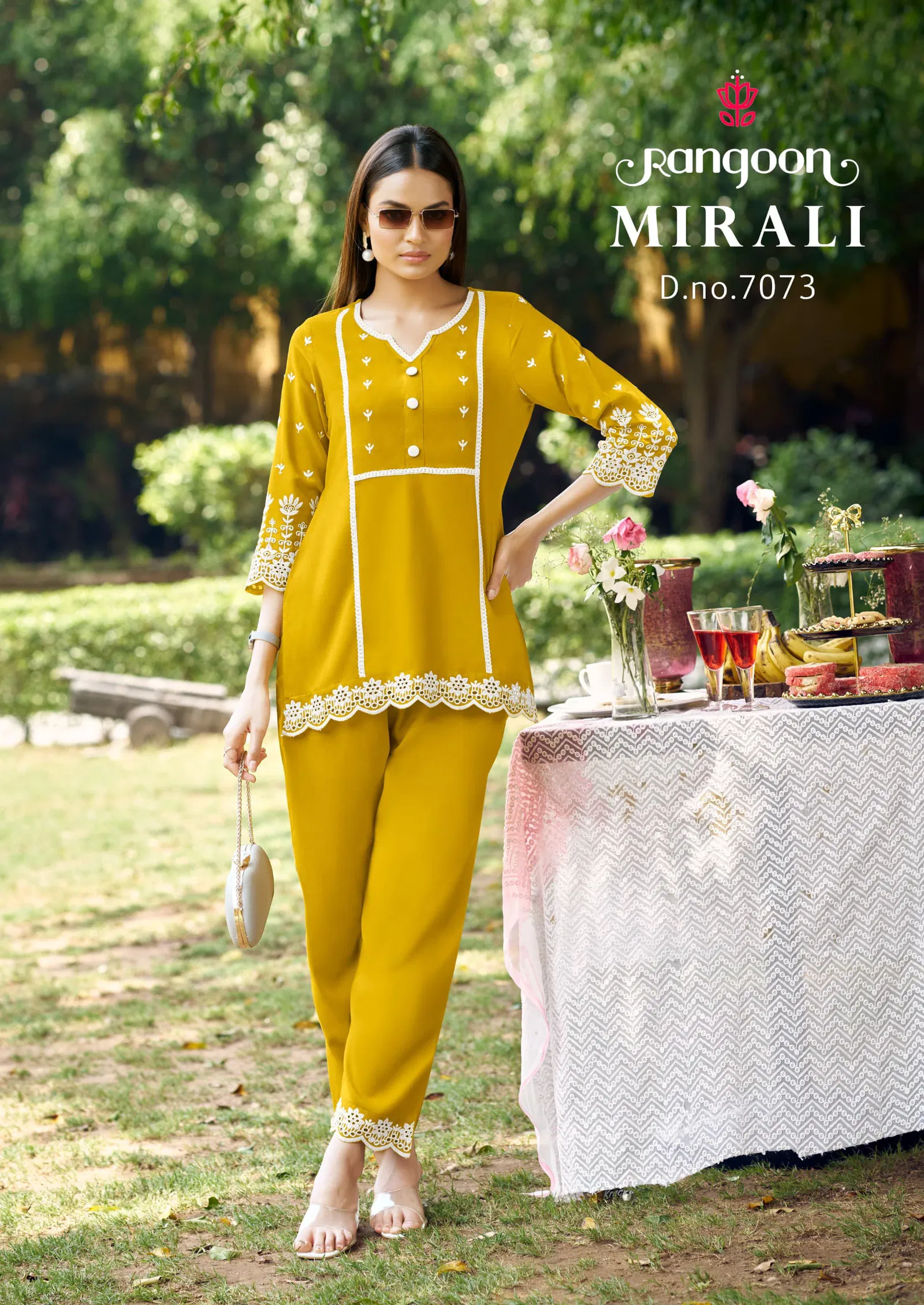 Mirali By Rangoon Viscose Rayon Co Ord Set Wholesale Shop In Surat
